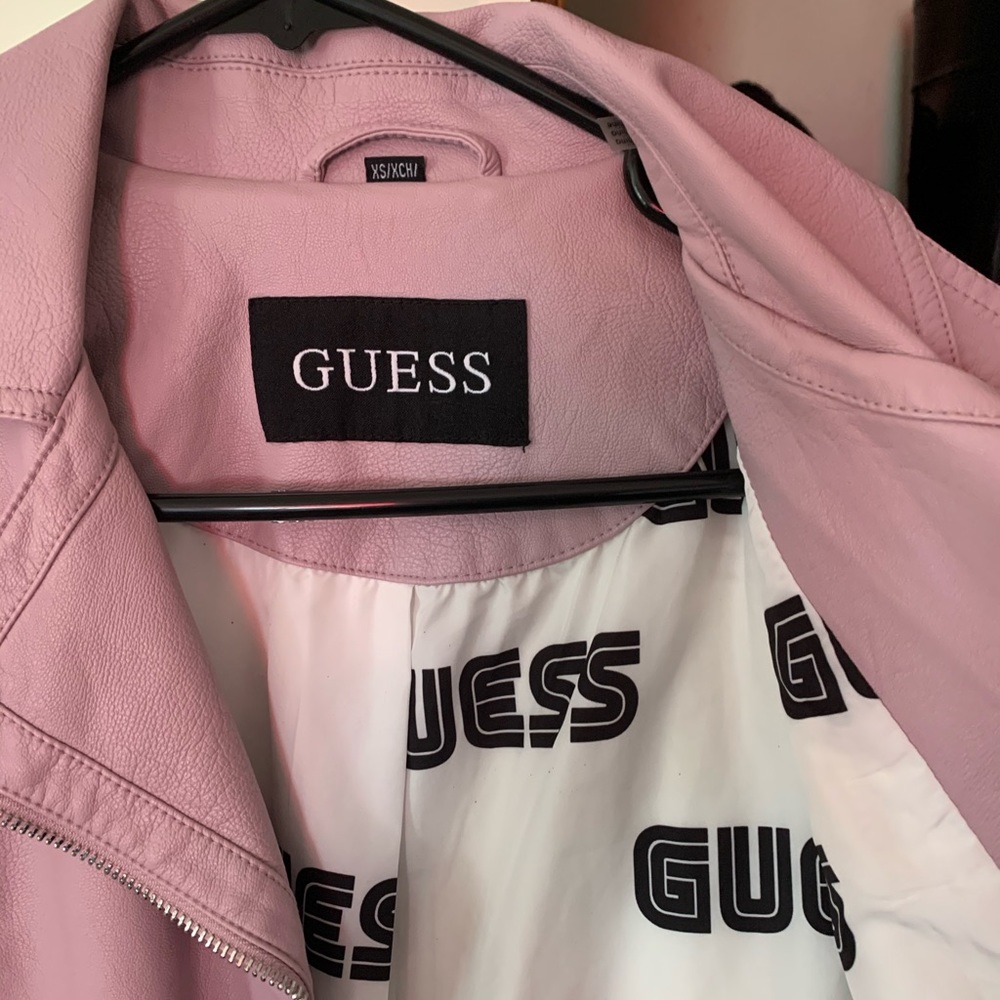 GUESS Leather Jacket - Picture 3 of 4